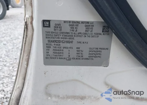 2012 Buick Enclave Leather из США, поврежденный, VIN 5GAKRCED1CJ166247